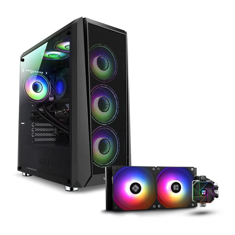 Detalle de PC Racing D5 Highlander Gaming: AMD Ryzen 7 9700X, 32 GB RAM, 2 TB SSD + 2 TB HDD y RX 9070