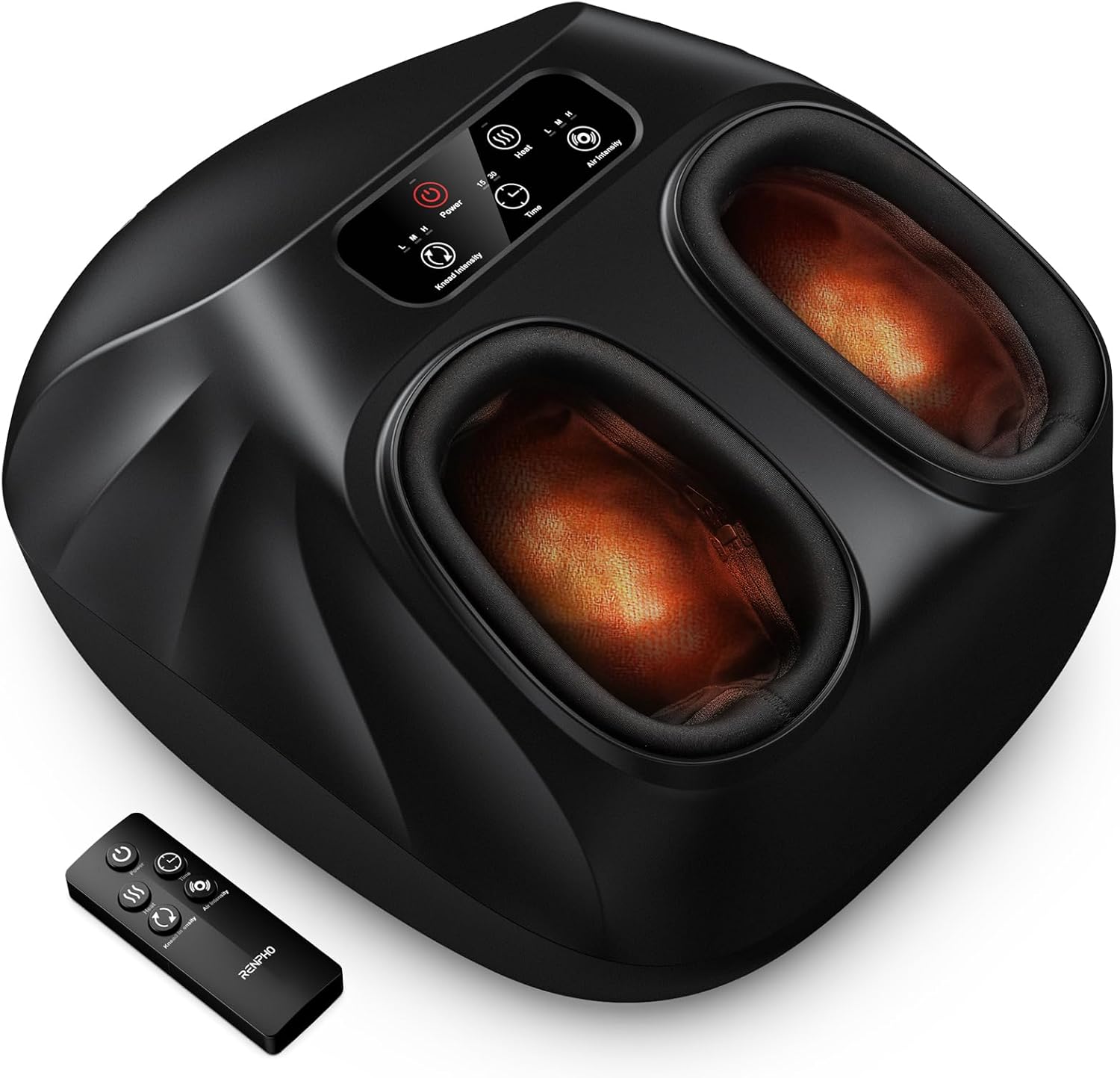 Detalle de RENPHO Foot Massager with Heat: A practical Shiatsu kneading option for tired feet