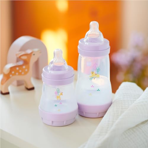 Thumbnail 2 de MAM Lot de 2 Biberons Easy Start Anti-Colique 160 ml – Lilas et Sable