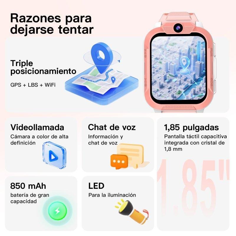 Thumbnail 3 de Blackview Z40 Pro GPS: reloj infantil con localización en tiempo real, SOS y IP68