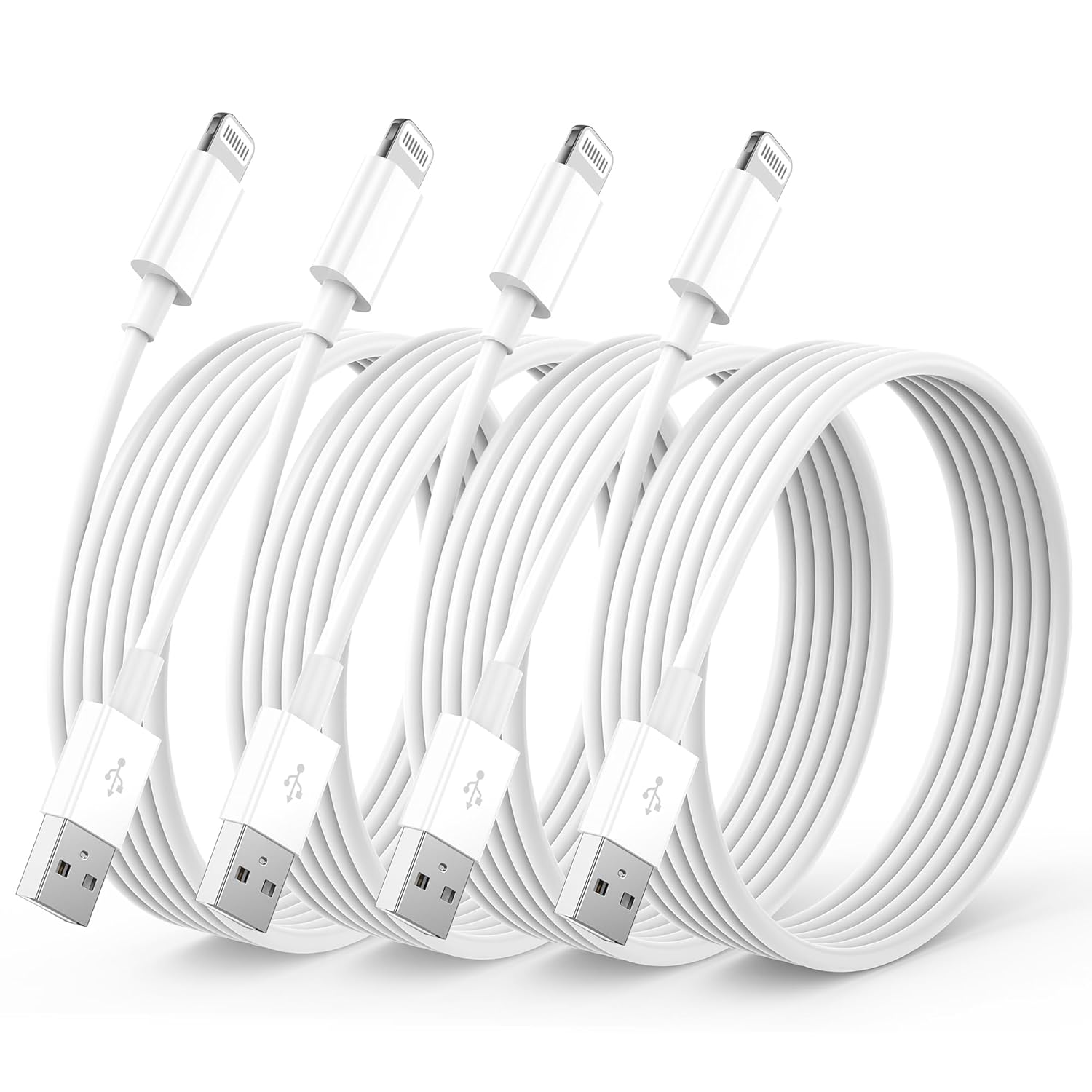 Detalle de BSTOEM 3m iPhone charging cable 4-pack