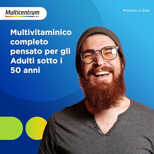Detalle 2 de Multicentrum Uomo Integratore Multivitaminico Completo, 60 Compresse – supporto quotidiano per l’uomo