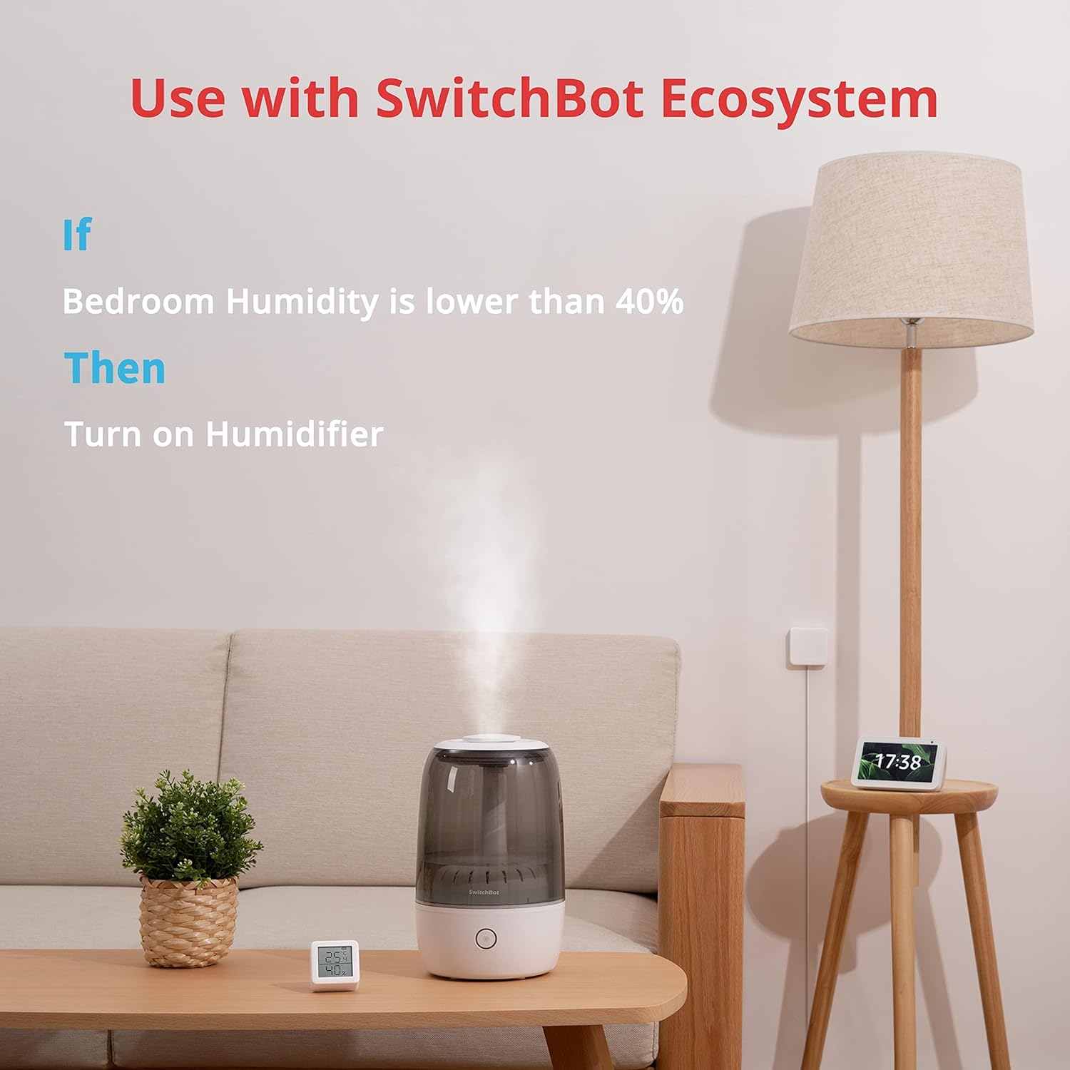Thumbnail 6 de SwitchBot Termometro igrometro interno: monitoraggio preciso con hub mini e integrazione smart