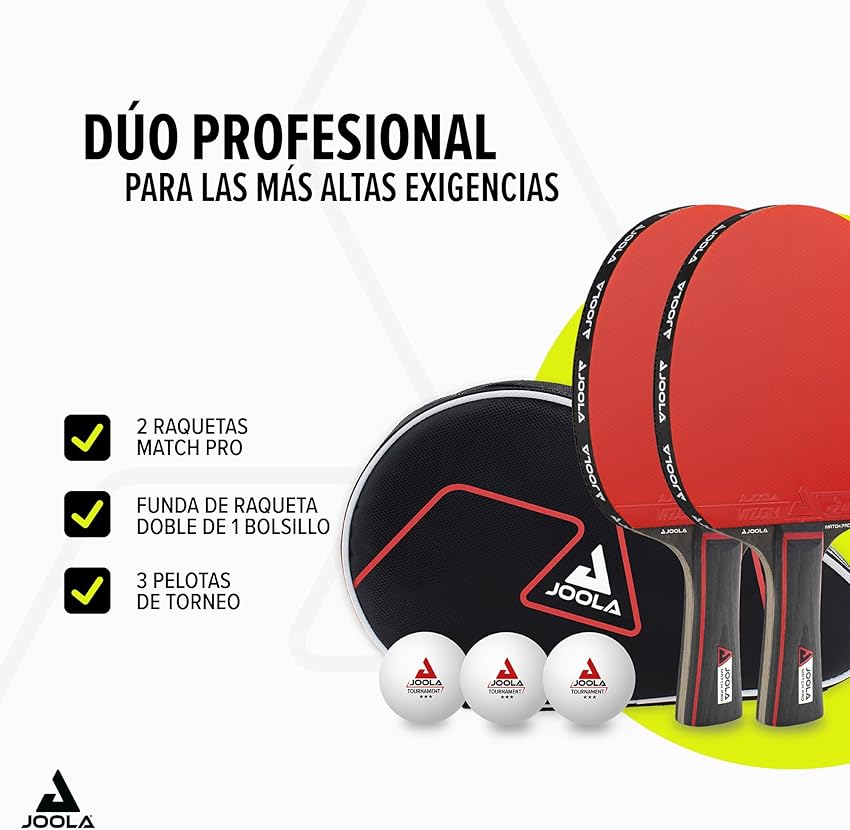 Thumbnail 1 de JOOLA Set Duo Pro 2 — 6 piezas de ping pong 🏓