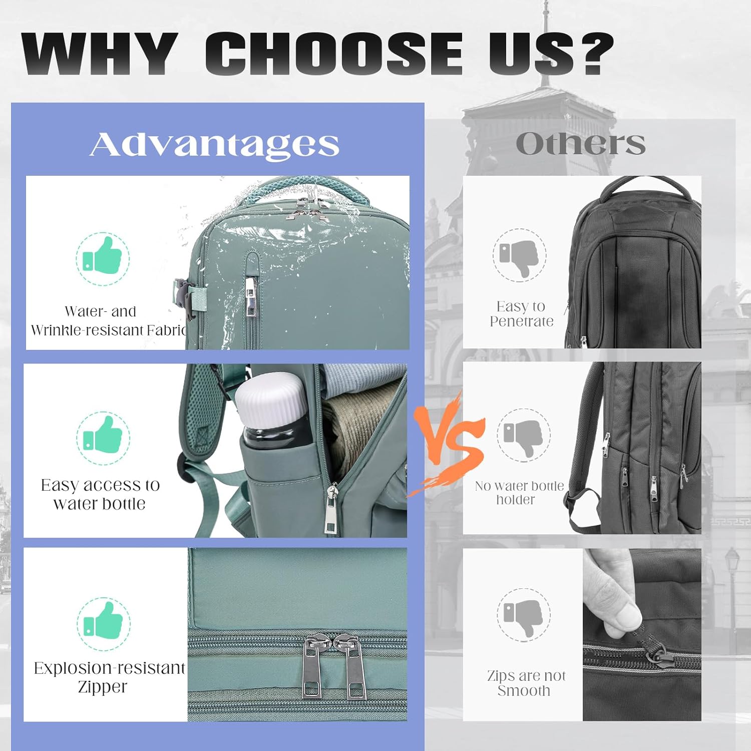 Thumbnail 5 de Xkdoai Ryanair cabin bag 40x30x20 backpack 🎒