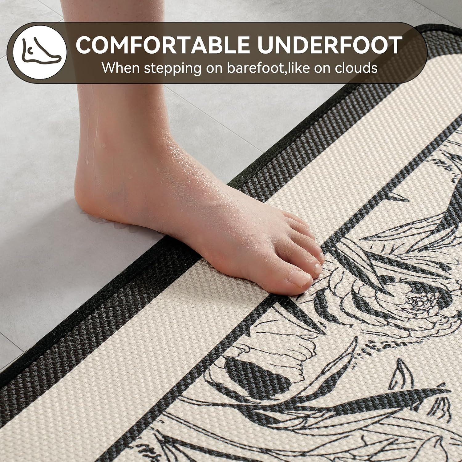 Thumbnail 6 de YDKGL Ultra Thin Bath Mat with Rubber Backing