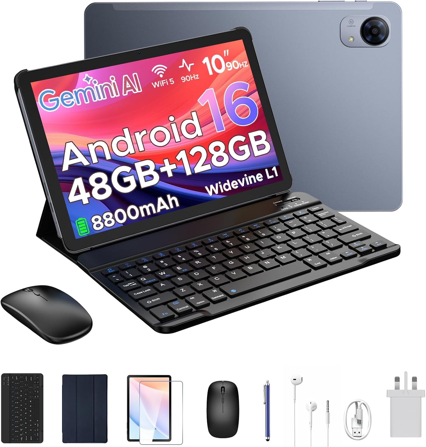 Detalle de P10 PRO 10 Inch Tablet with Android 16 and Gemini AI