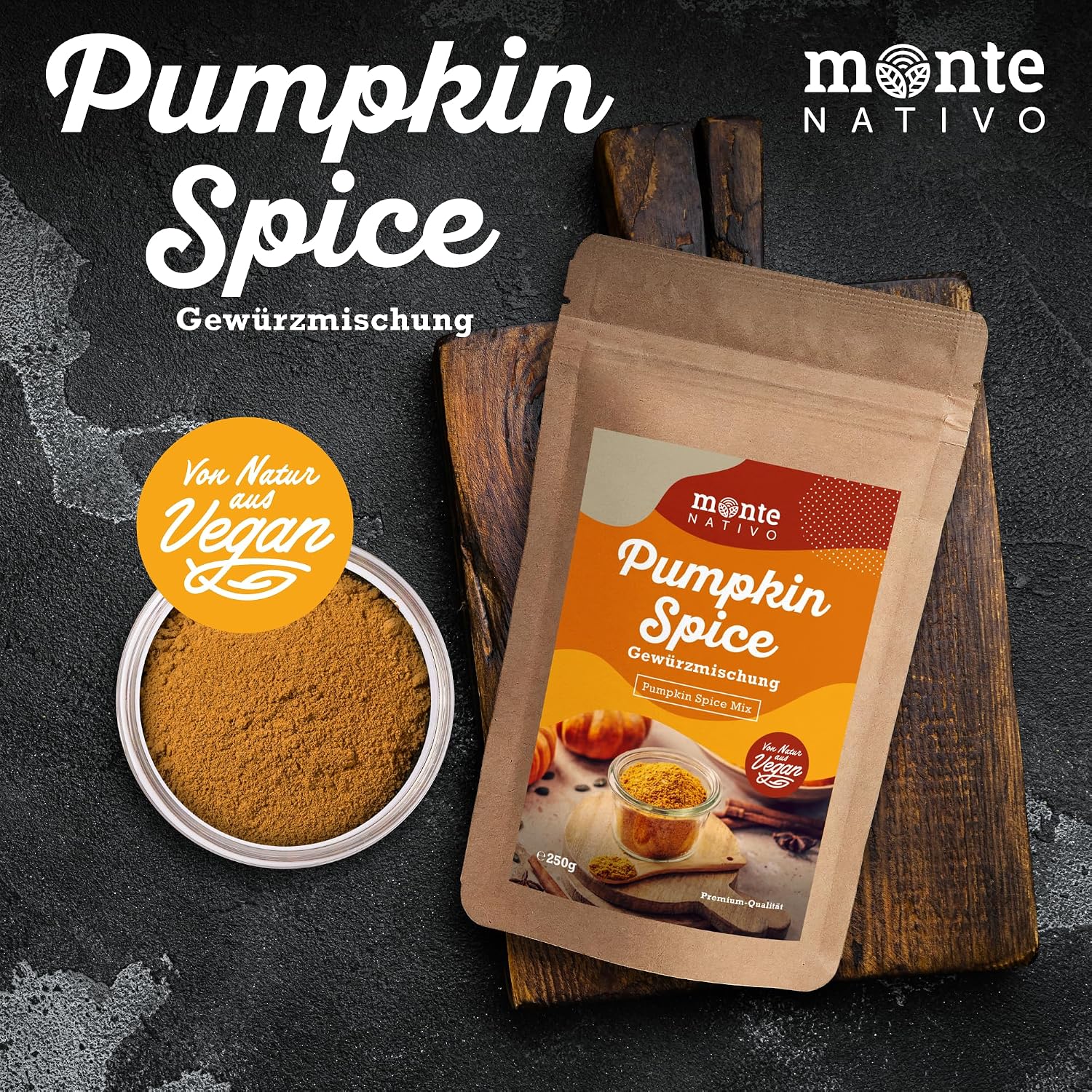 Detalle de Pumpkin Spice Monte Nativo (250 g) – Kürbis Gewürz