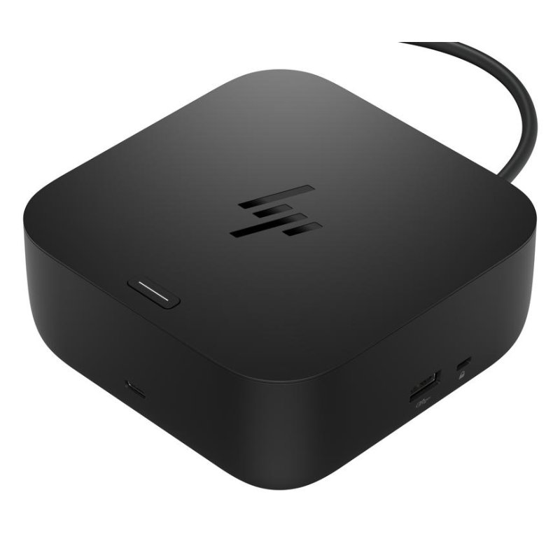 Detalle de HP USB-C 100W G6 Dock, base 4K para tres pantallas y LAN hasta 2,5 Gbps