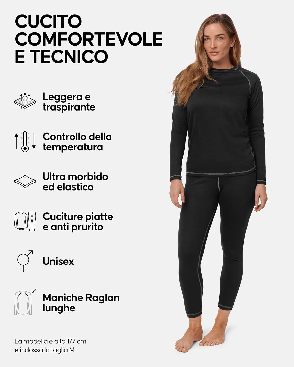 Detalle 2 de DANISH ENDURANCE Completo termico unisex per sci