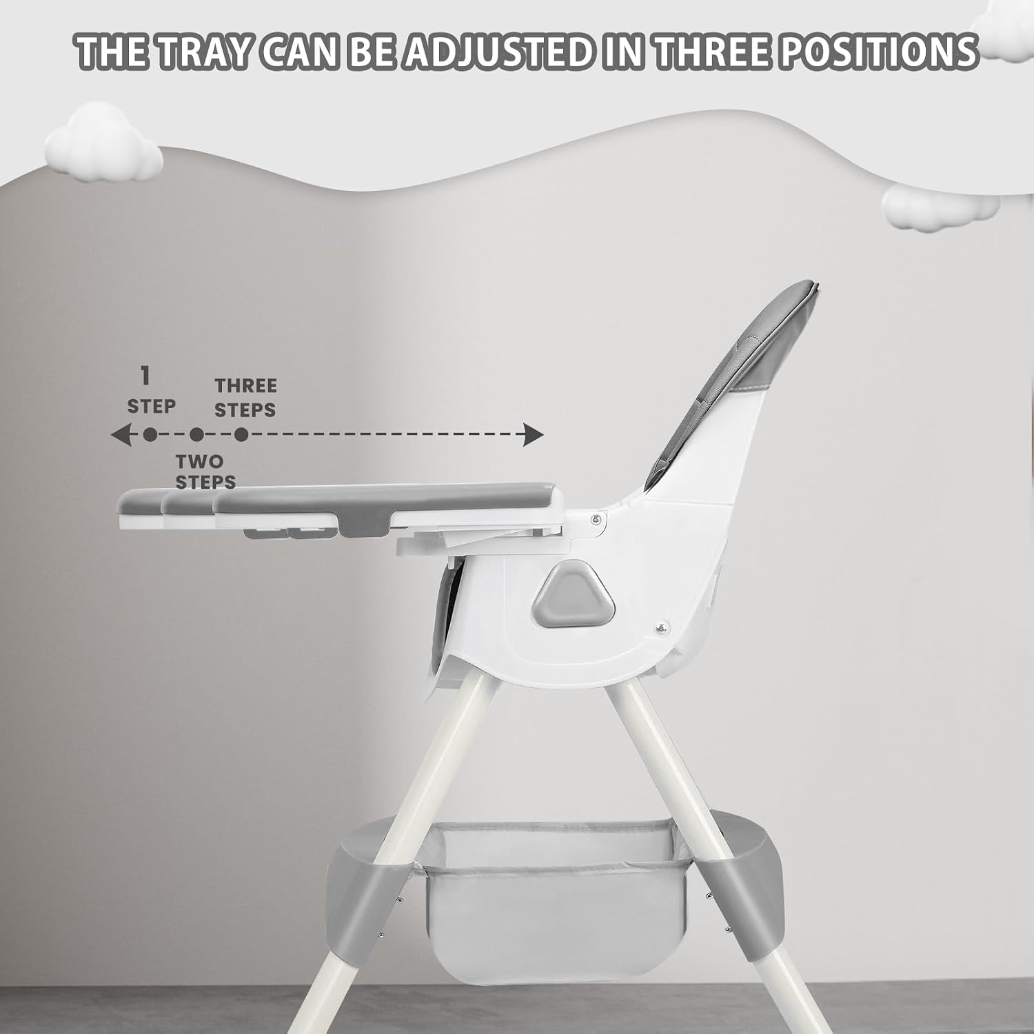 Detalle 2 de UBRAVOO Babyhochstuhl 3-in-1 ab 6 Monaten