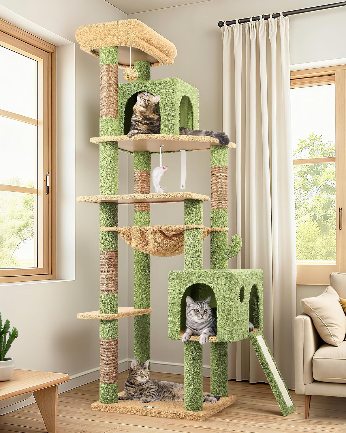 Thumbnail 3 de Globlazer Arbre à chat 178 cm gris foncé