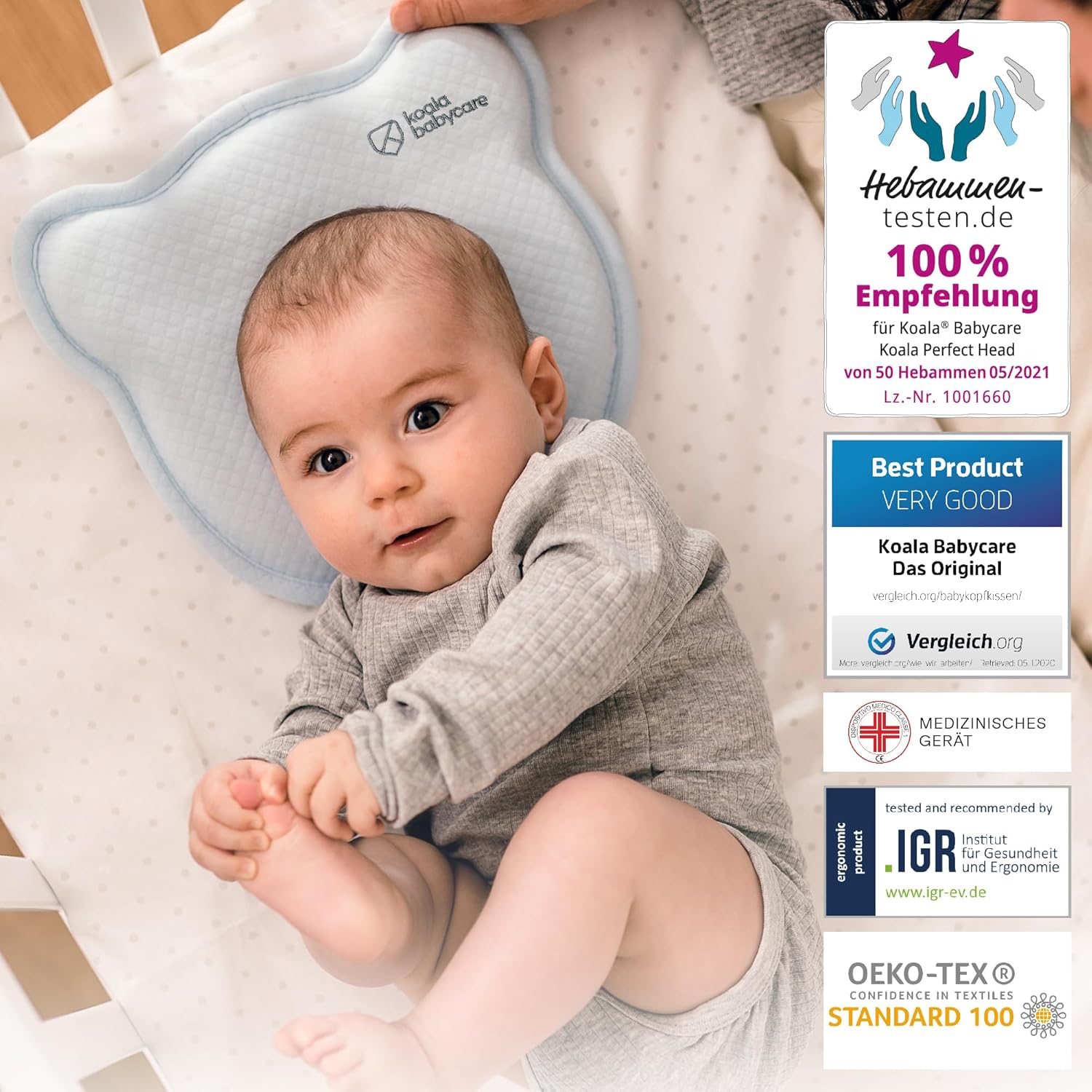 Thumbnail 1 de KOALA BABYCARE Babykissen Plagiozephalie 1 Stück