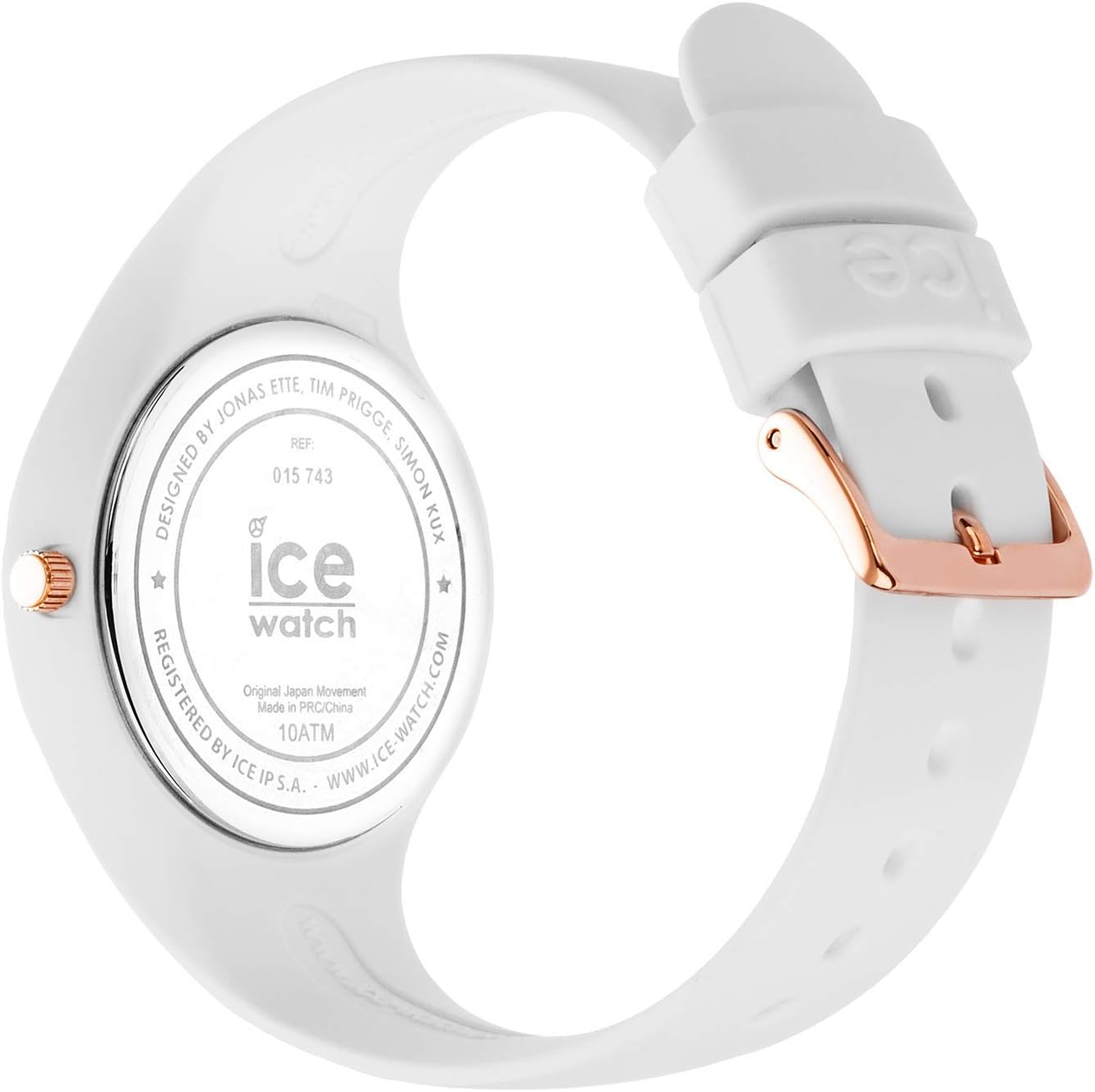 Thumbnail 3 de Ice-Watch ICE sunset Rainbow Weißer Damenuhr – Small (015743) mit Silikonarmband