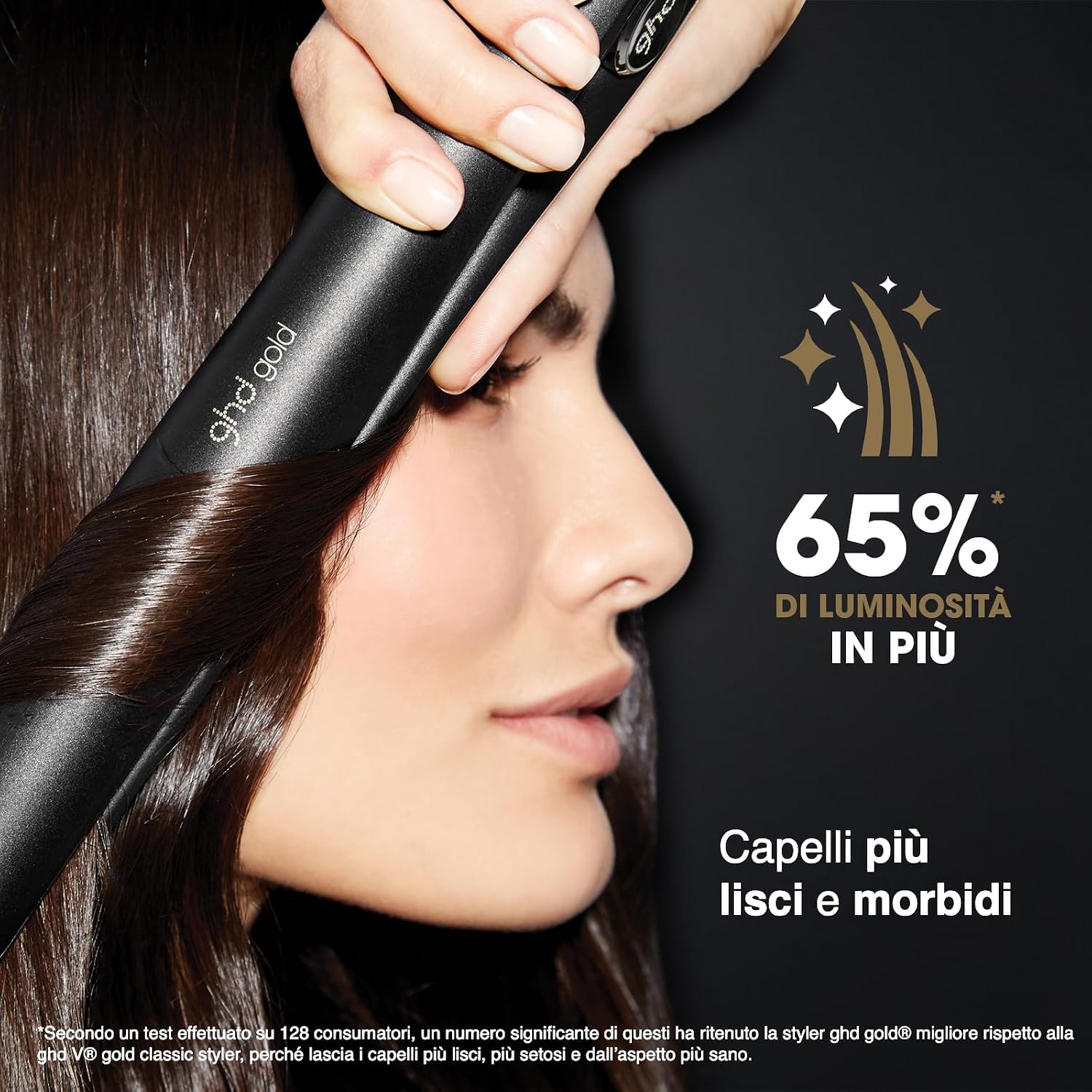 Detalle 2 de ghd Gold: piastra professionale Dual‑Zone per piega liscia e mosso