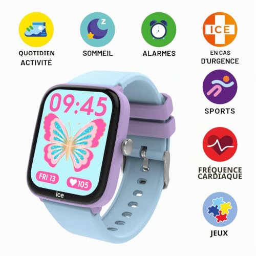Thumbnail 5 de ICE-WATCH Ice Smart Junior 3.0, montre connectée AMOLED violette 1,75 pouces
