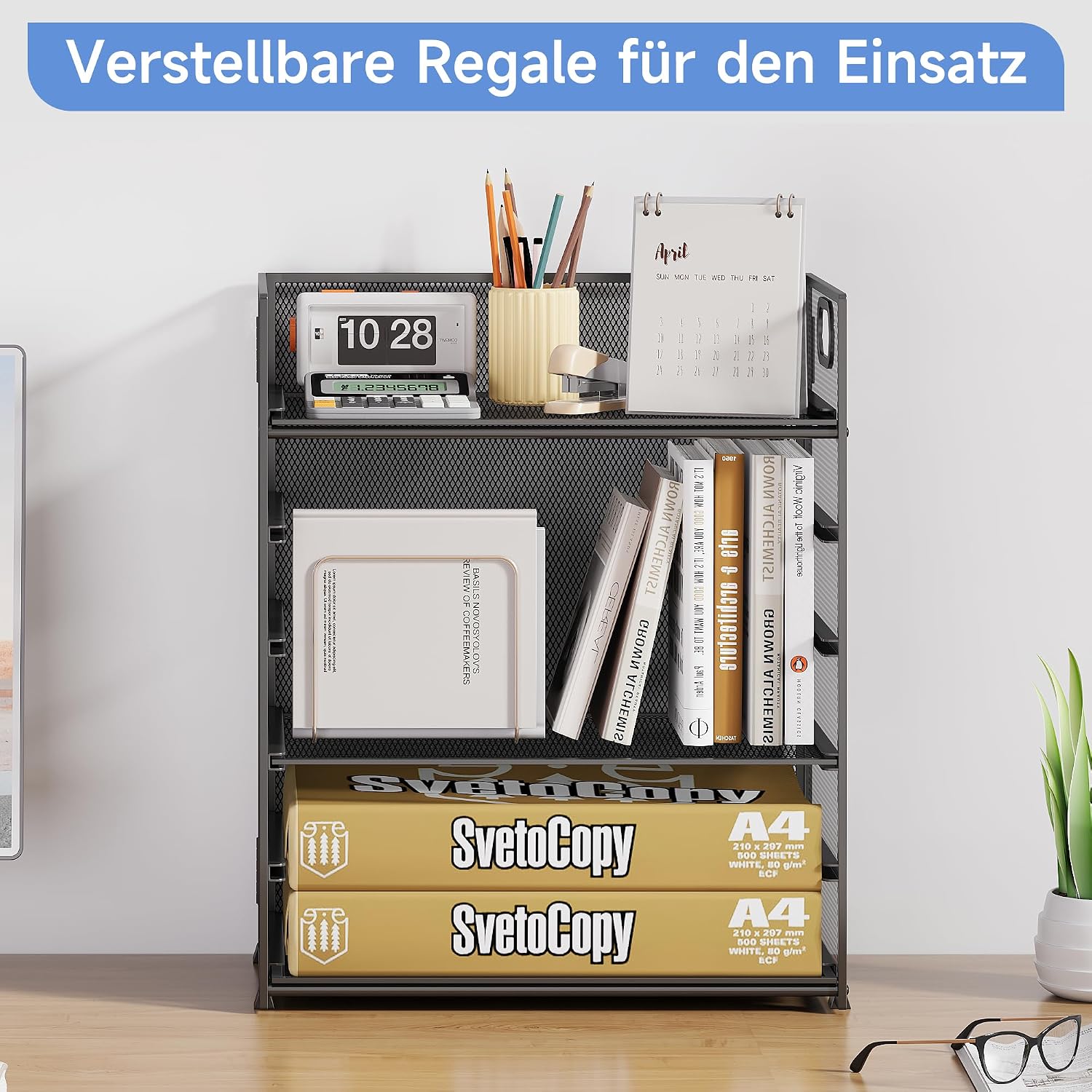 Detalle 2 de VITVITI Schreibtisch Organizer 6 Ebenen