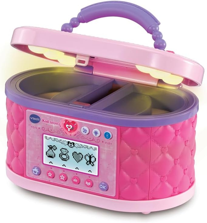 Thumbnail 3 de VTech KidiSecrets Ma Mallette Beauté Magique Rose – Coffre secret avec miroir LED et Bluetooth