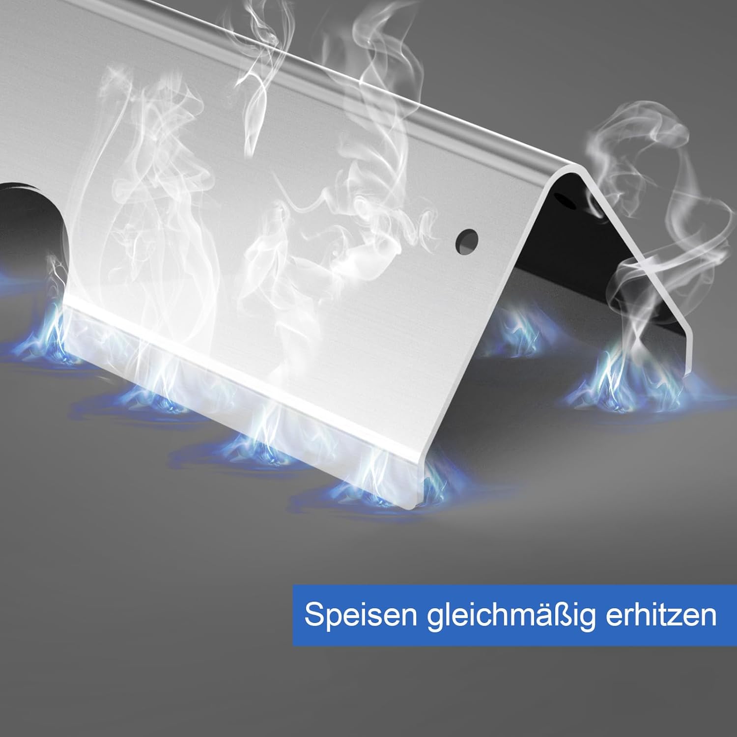 Thumbnail 4 de Ersatz-Aromaschienen 66032 (Set mit 5) für Weber Genesis II/LX & GS4 – Hitzeschild für gleichmäßige Hitze