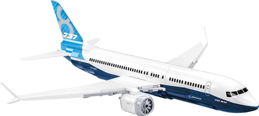 Detalle 2 de COBI Boeing 737-8 COBI-26608 Building Block Model, 340 Pieces, 1:110 Scale