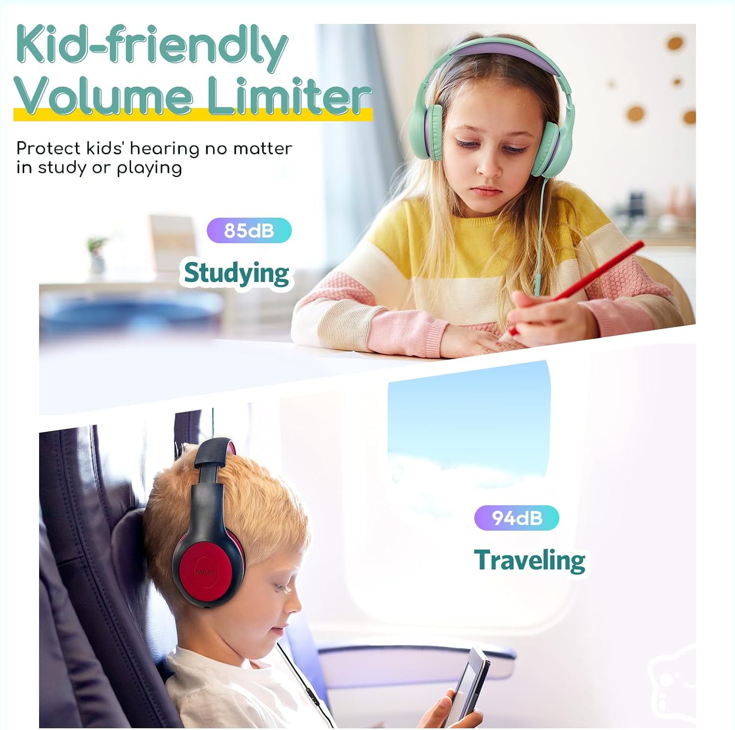Thumbnail 4 de EarFun Kinder Kopfhörer 40 mm