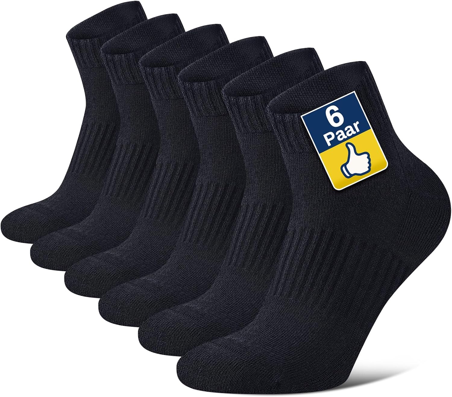 Detalle de Niofind Sneaker Socken 35-38 für Sport