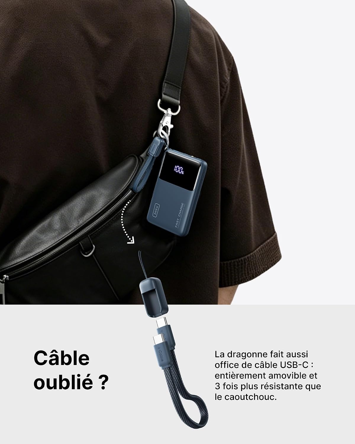 Thumbnail 3 de INIU 10000mAh Batterie Externe 45W – Puissance portable et pratique pour le quotidien