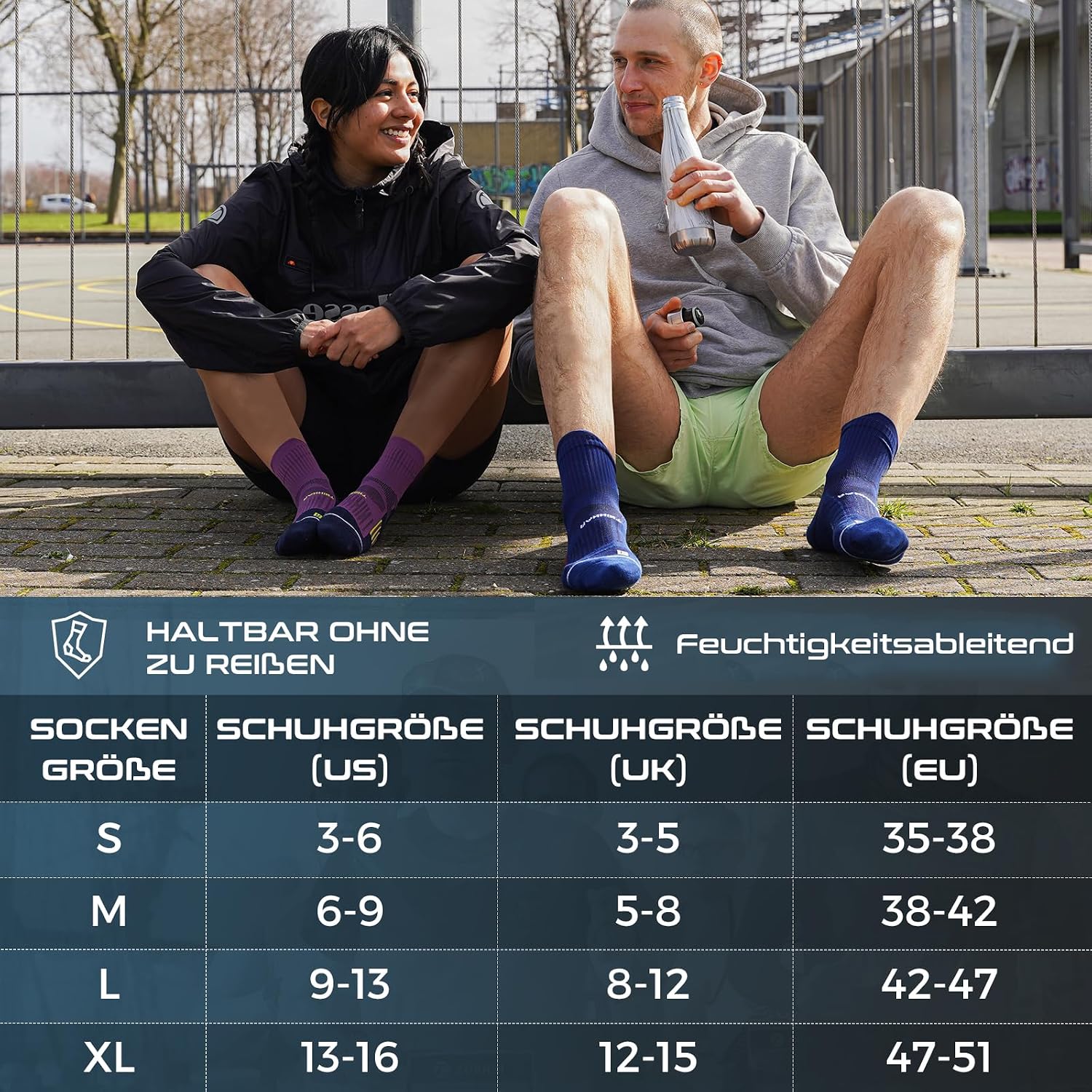 Thumbnail 5 de Rahhint Coolmax Wandersocken 3 Paar Quarter