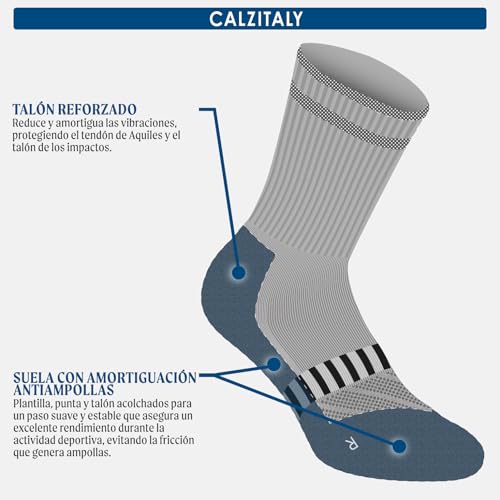 Detalle 2 de Pack CALZITALY 2-3-6 chaussettes sport ⚙