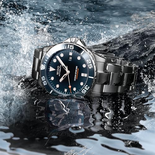 Thumbnail 9 de MIDO Ocean Star 600 Chronometer – Schweizer Automatikuhr für Herren, blaues Zifferblatt, Gehäuse 43,5 mm