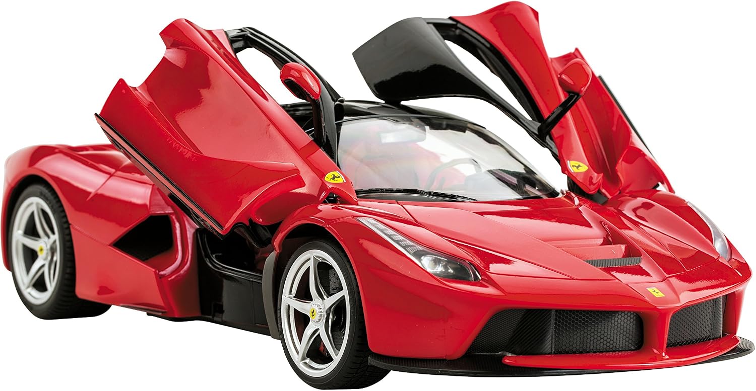 Detalle 2 de Mondo Motors Ferrari LaFerrari, auto giocattolo telecomandato in scala 1:14 (fino a 10 km/h)