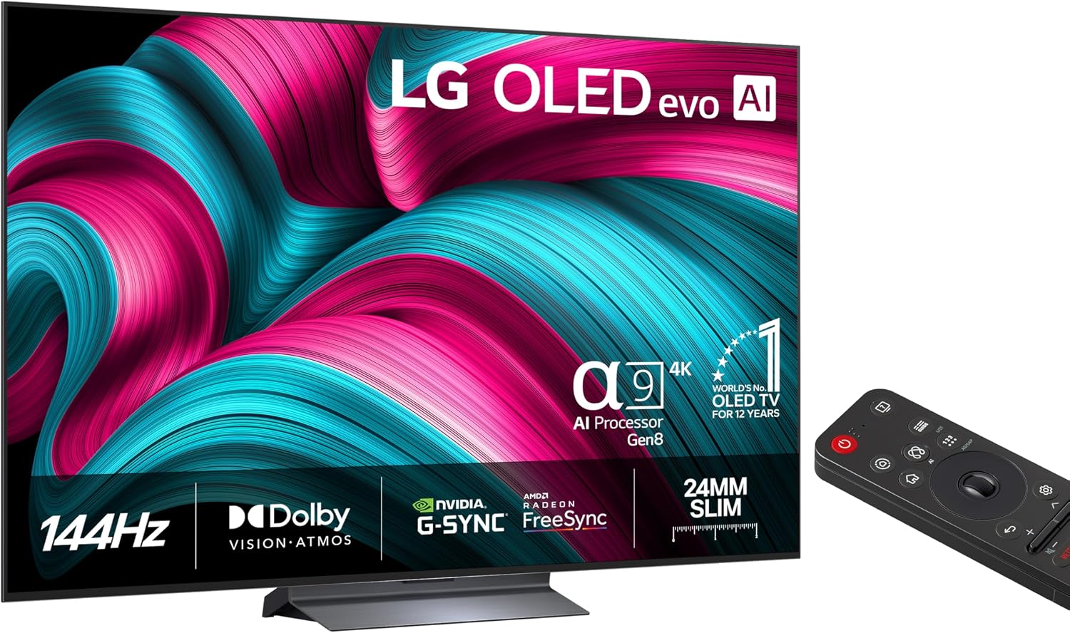 Detalle de LG OLED evo C5 65-tums 4K Smart-TV med 144 Hz, Dolby Vision och webOS 25