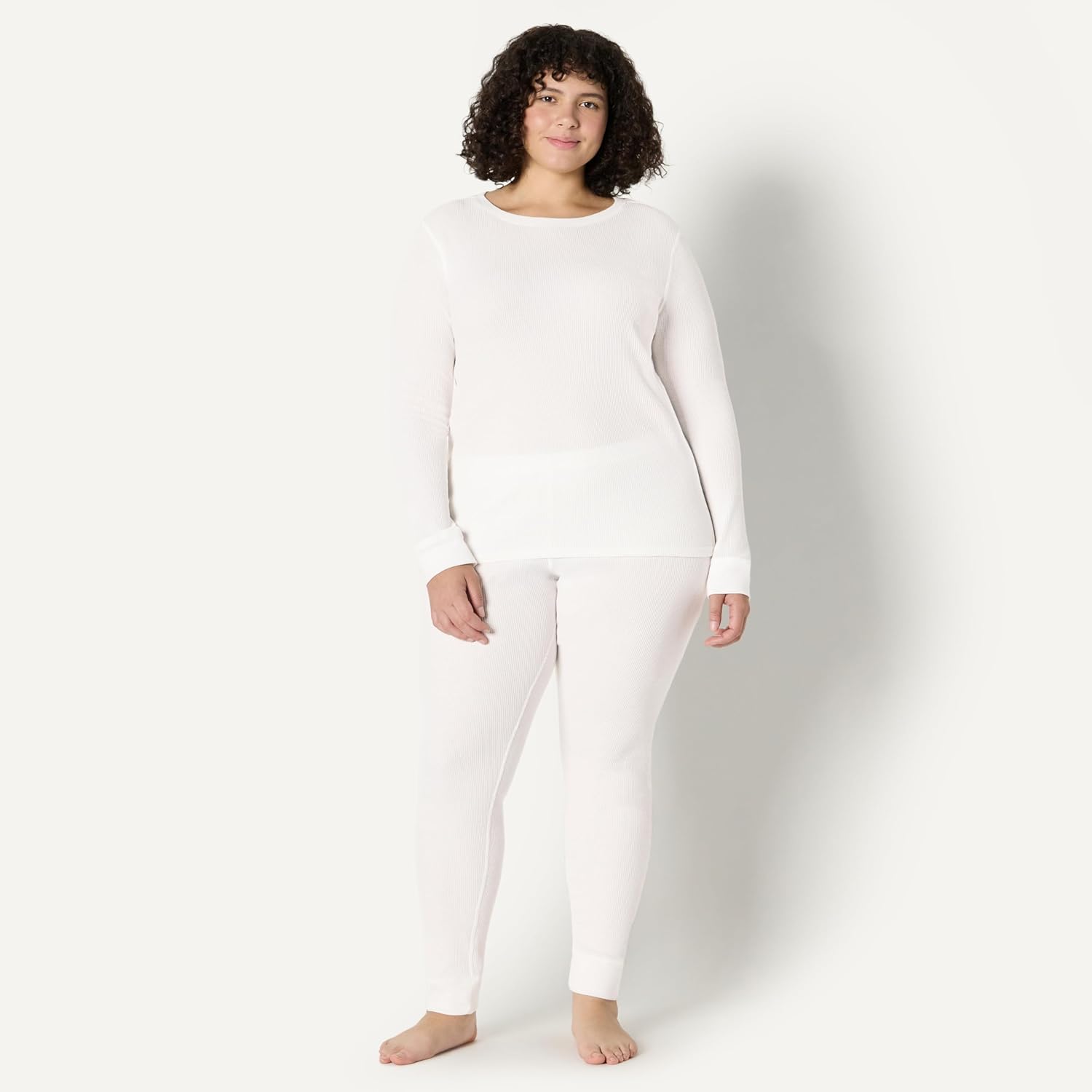 Thumbnail 5 de Amazon Essentials Damen Waffelpiqué-Pyjama-Set (Slim Fit), 2-teilig, Langarm