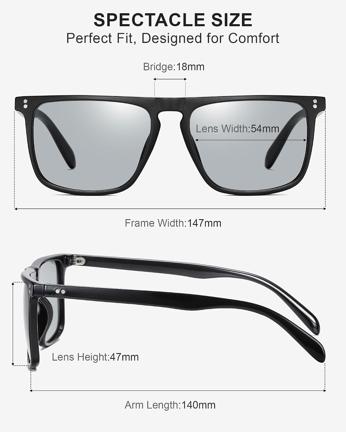 Thumbnail 5 de Jexmigo Photochromic Polarised Sunglasses