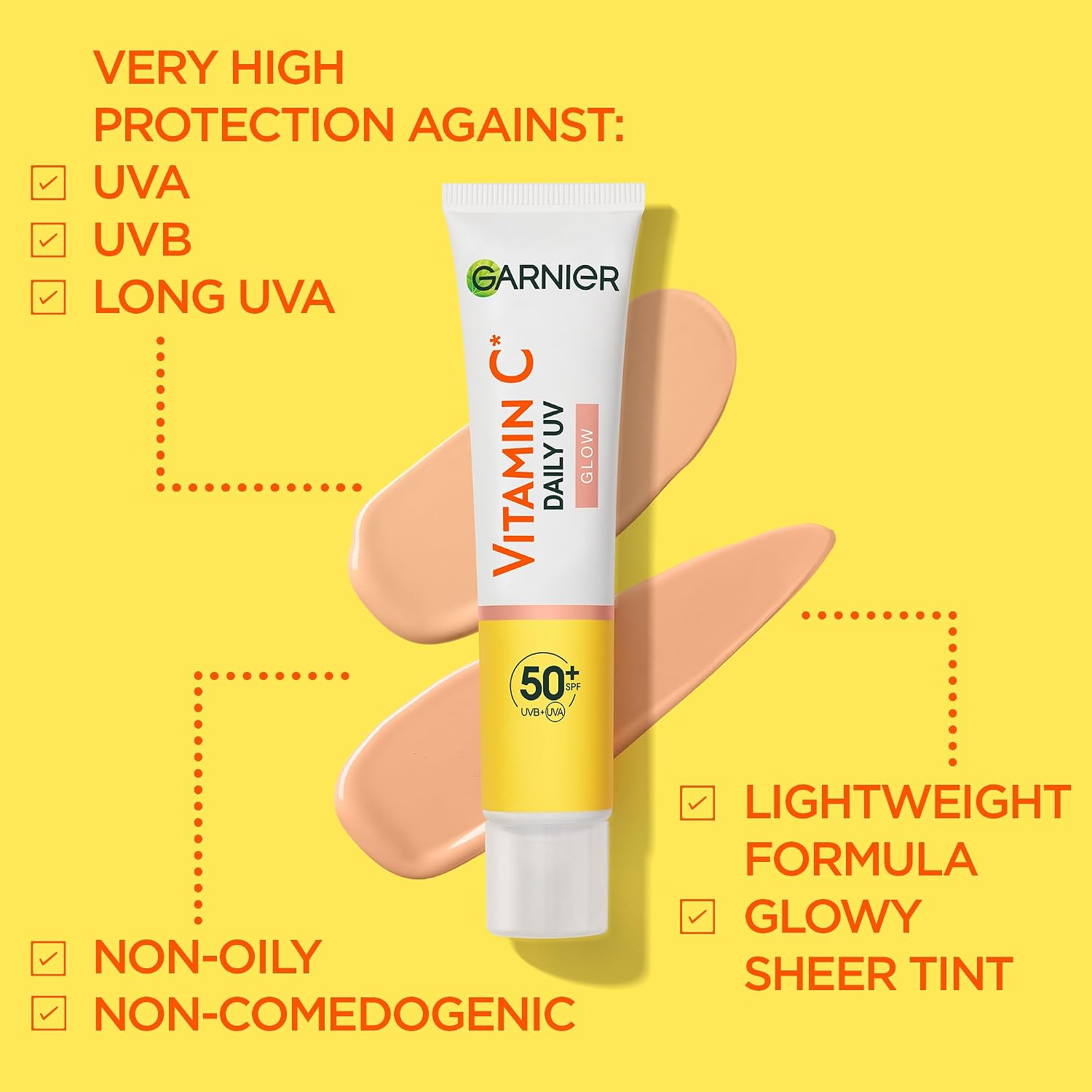 Thumbnail 6 de Garnier Vitamin C Daily UV Brightening Fluid Sheer Glow, SPF50+, 40ml