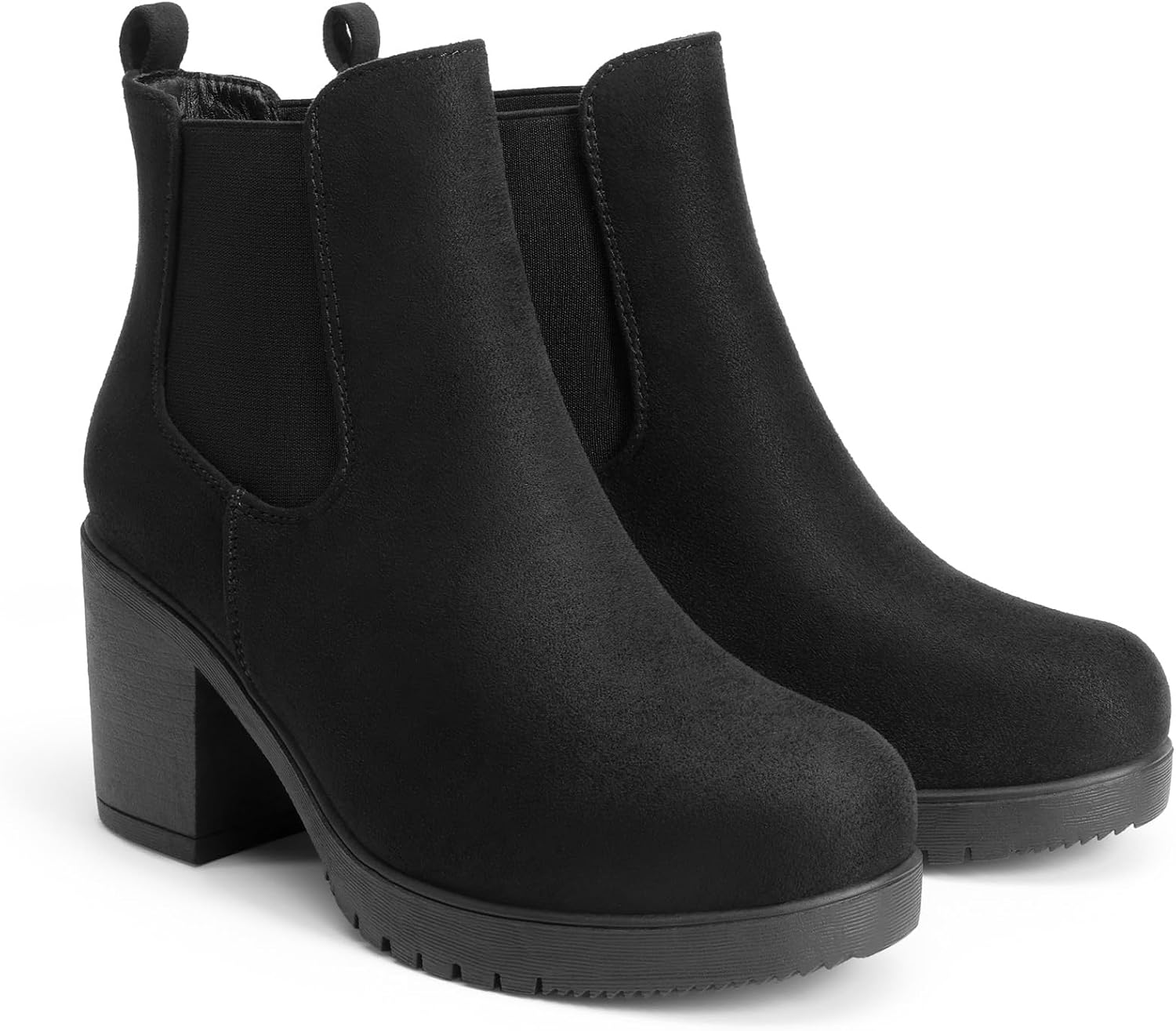 Thumbnail 6 de DREAM PAIRS Chelsea Ankle Boots with 3-Inch Block Heel