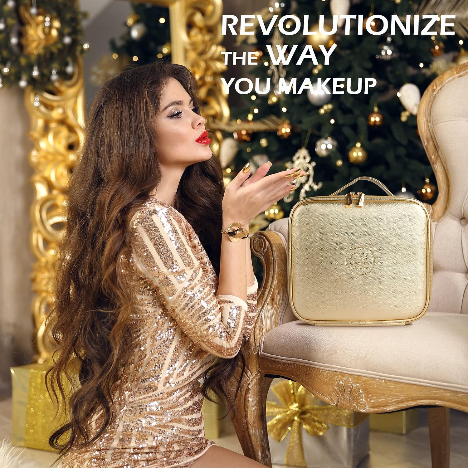 Thumbnail 5 de MOMIRA Makeup Bag with Mirror and Light 2000mAh