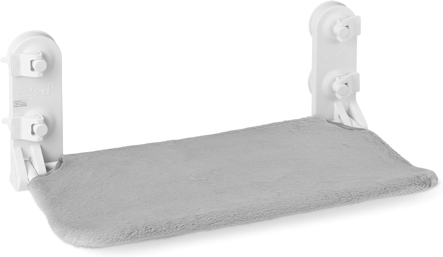 Detalle de Amazon Basics Cat Window Perch: Foldable Hammock Bed with Heavy-Duty Suction Cups
