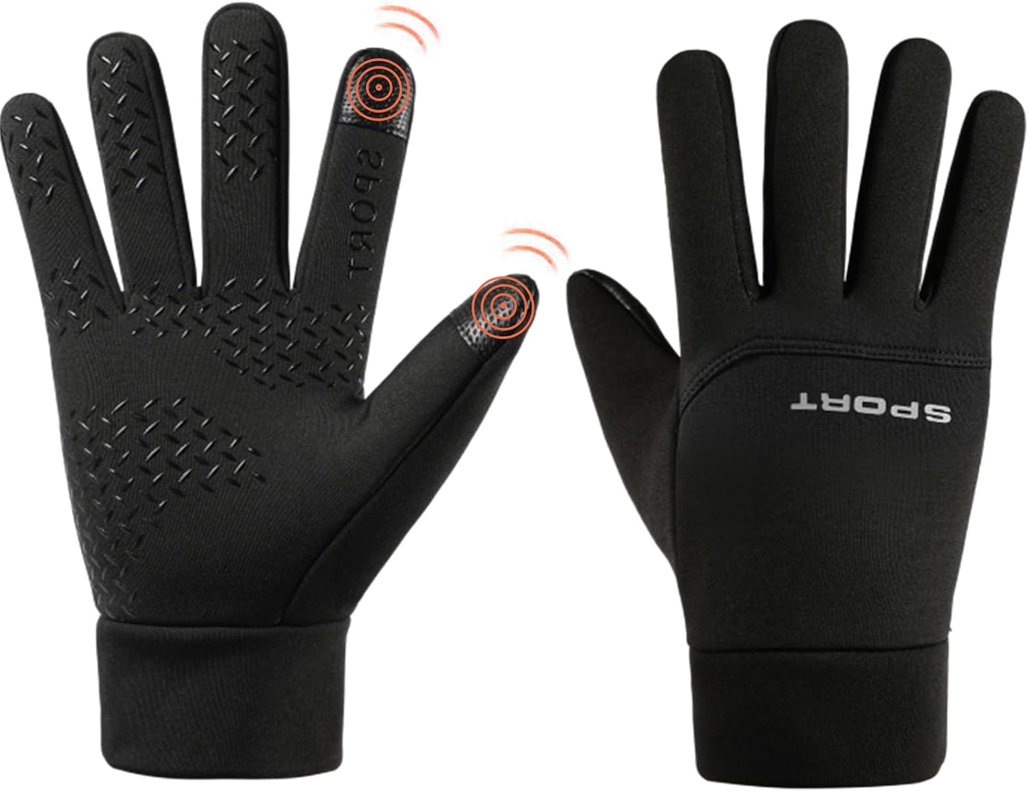 Detalle de CRAZY SHARK Winter Waterproof Thermal Gloves for Cycling