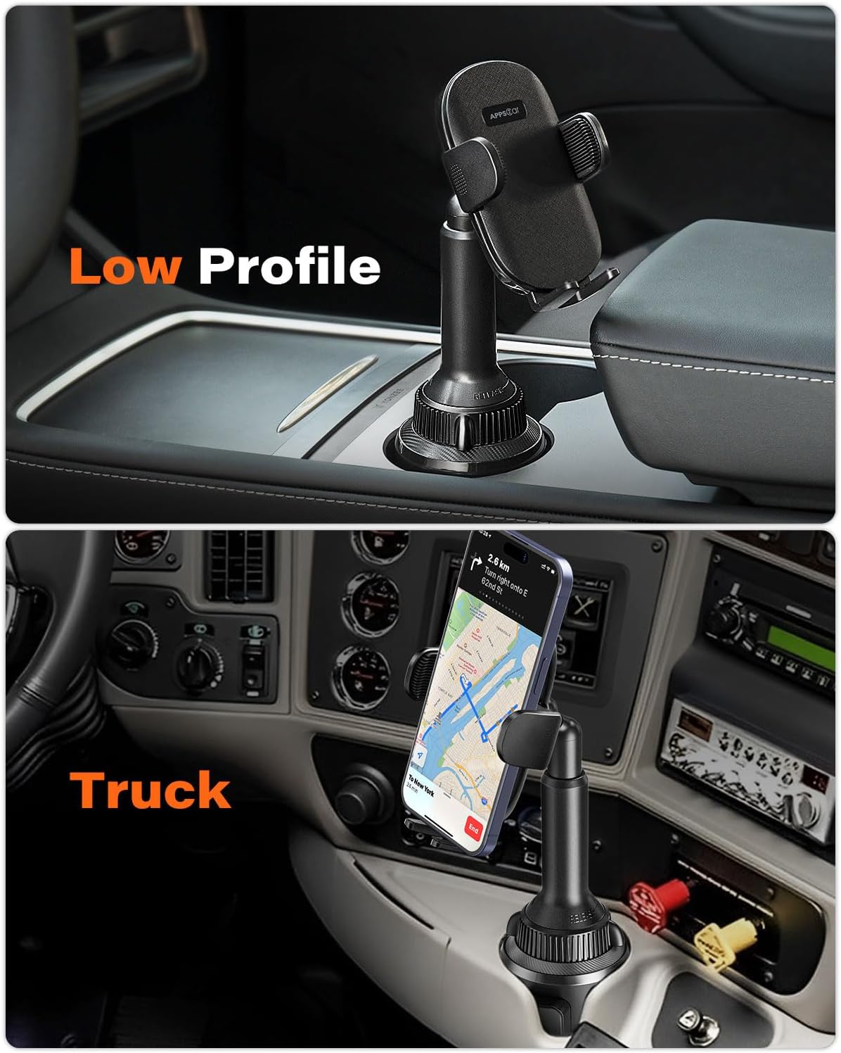Thumbnail 5 de APPS2Car Universal Cup Phone Holder 11 in