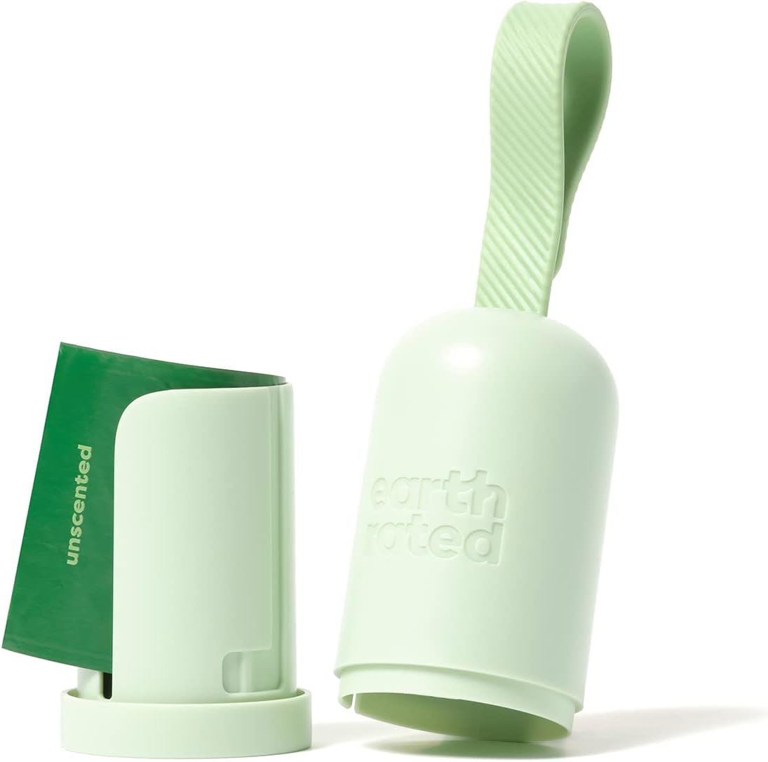 Detalle 2 de Earth Rated dog poo bag holder with 15 unscented bags (leakproof, click-and-lock)