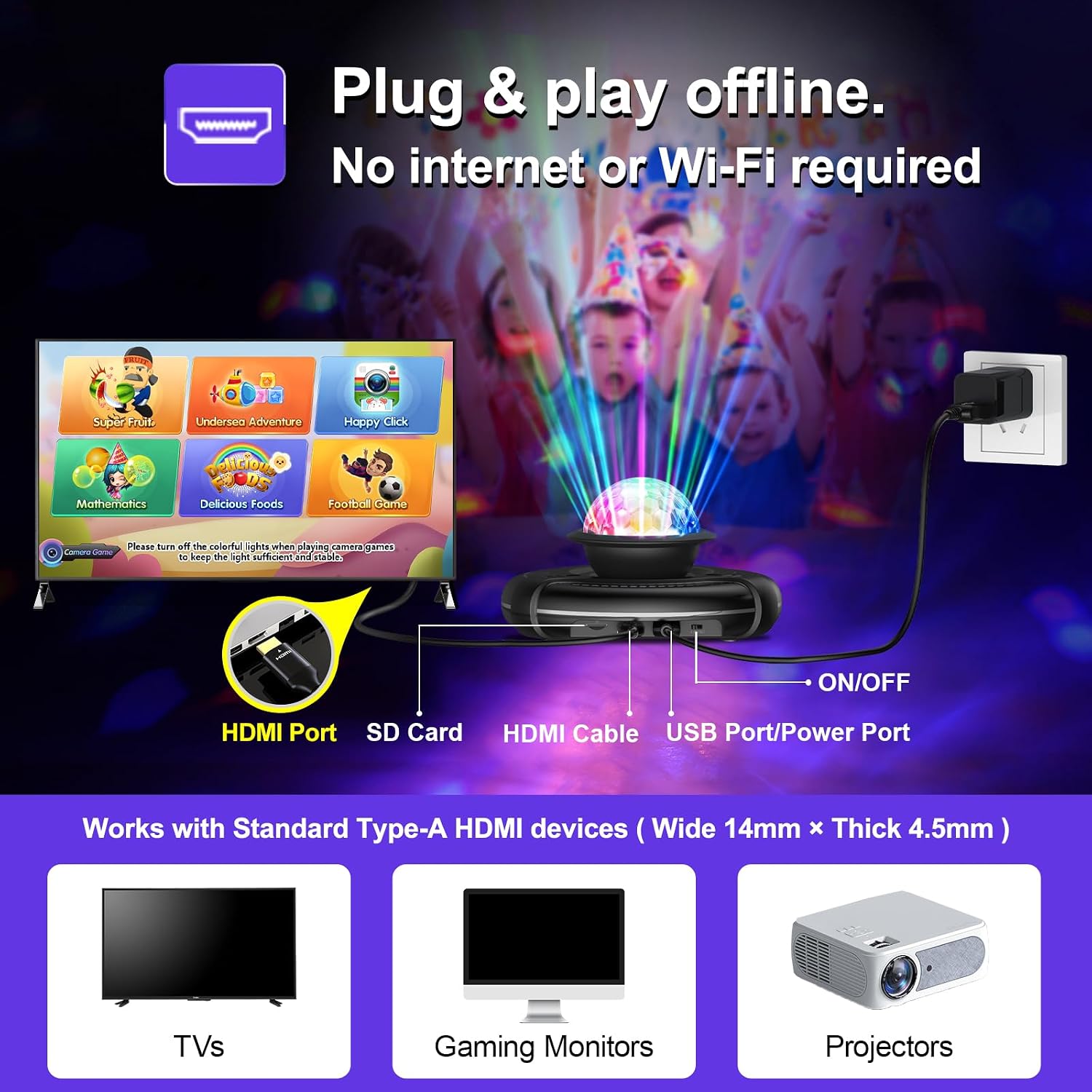 Detalle 2 de FWFX Dance Mat Wireless Dance Pad for TV Games