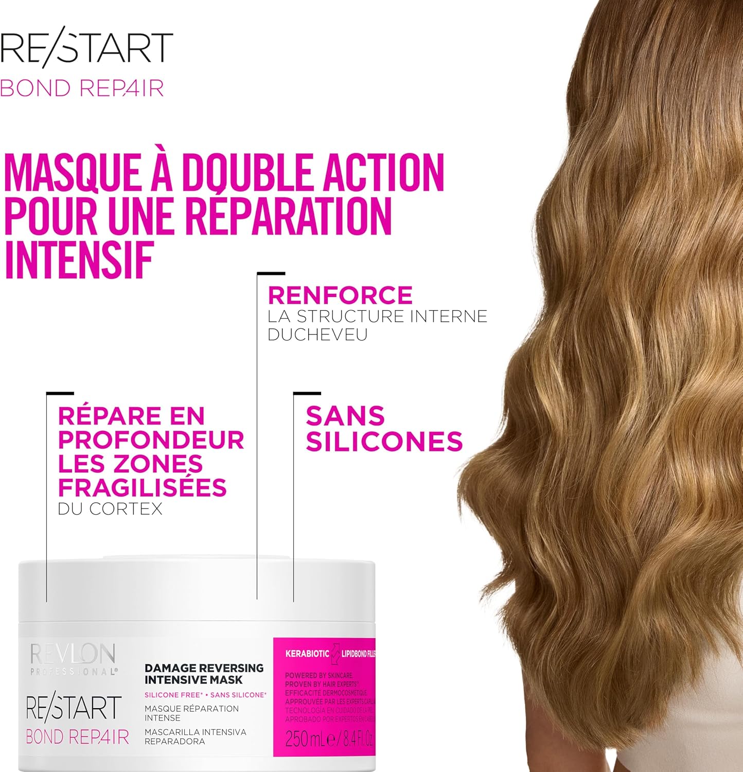 Thumbnail 1 de Masque réparateur intensif Revlon Professional Re/start Bond Repair (250 ml) sans silicones