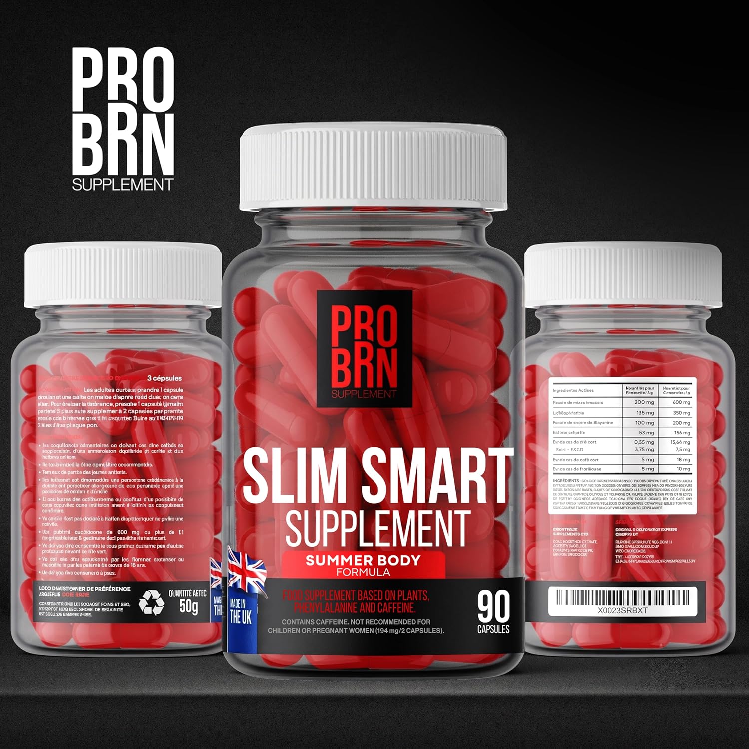 Detalle de Pro BRN Slim Smart 90 capsules weight management ๐