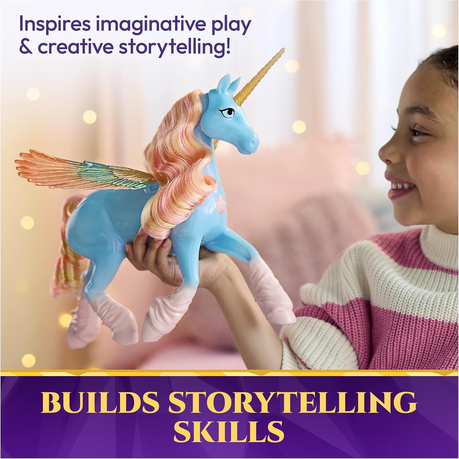 Thumbnail 6 de Unicorn Academy Skywind plastic toy, multicoloured, 32.4 x 9.5 x 30.5 cm