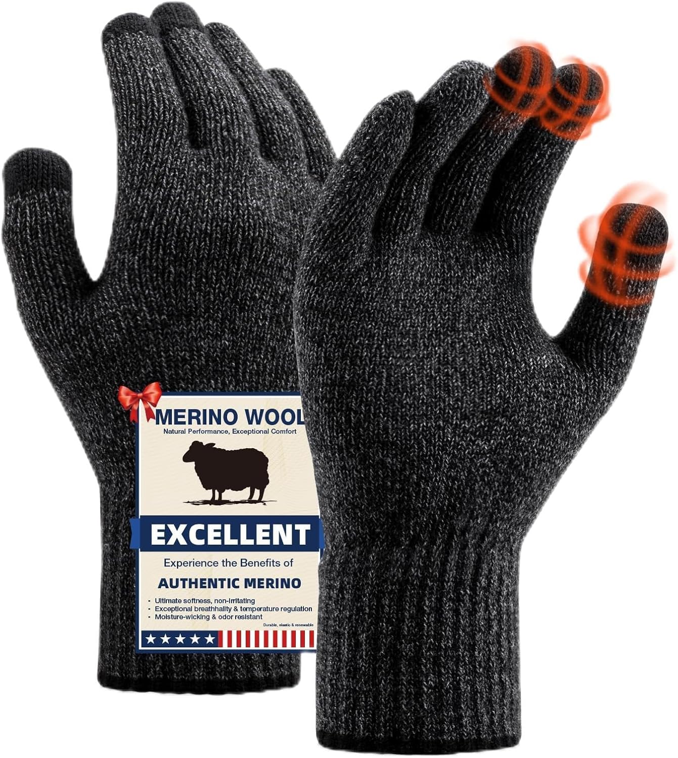 Detalle de Merino Wool Gloves