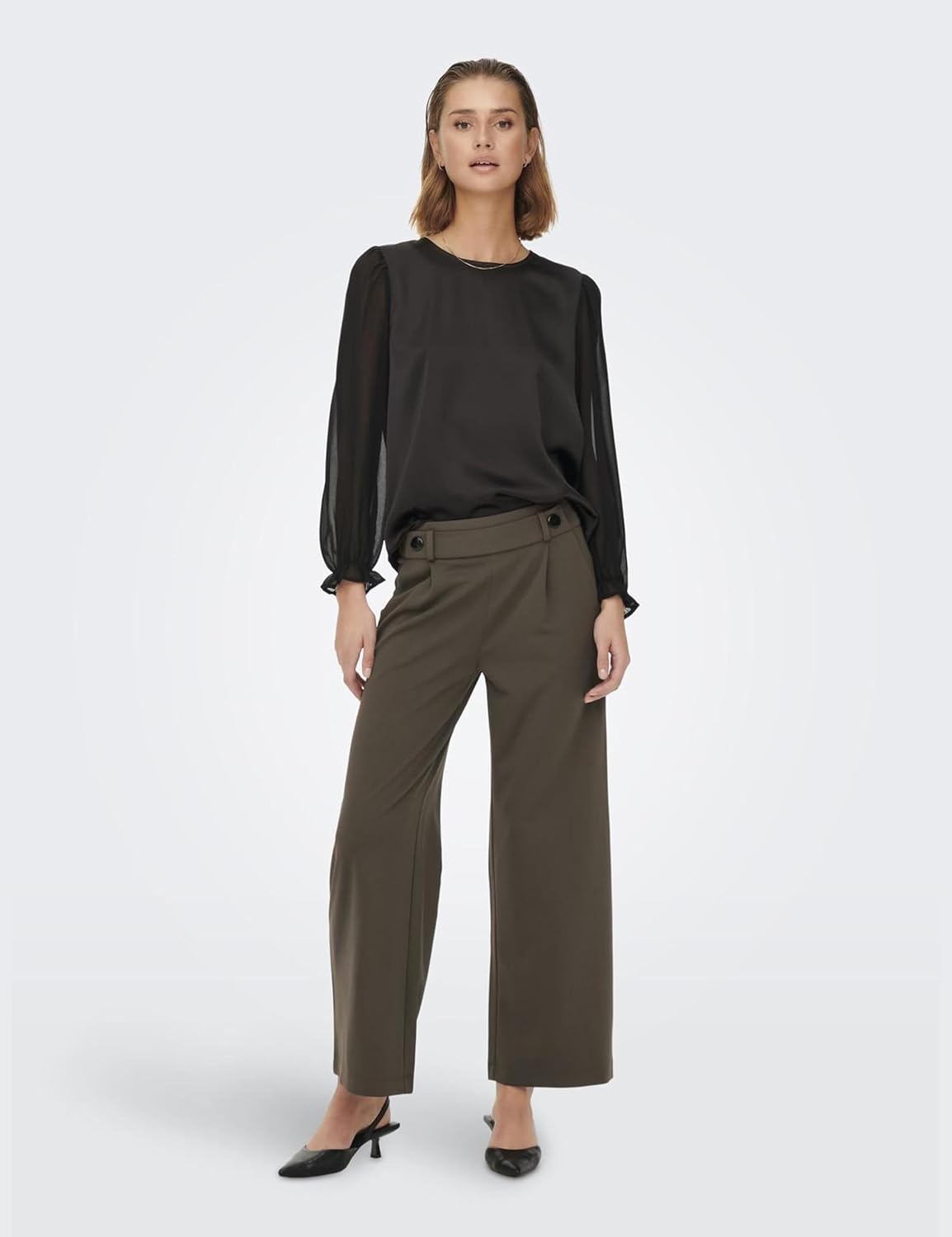 Thumbnail 1 de JDY Damen Marlene Hose Weit Geschnitten – Schlupf, Culotte-Form