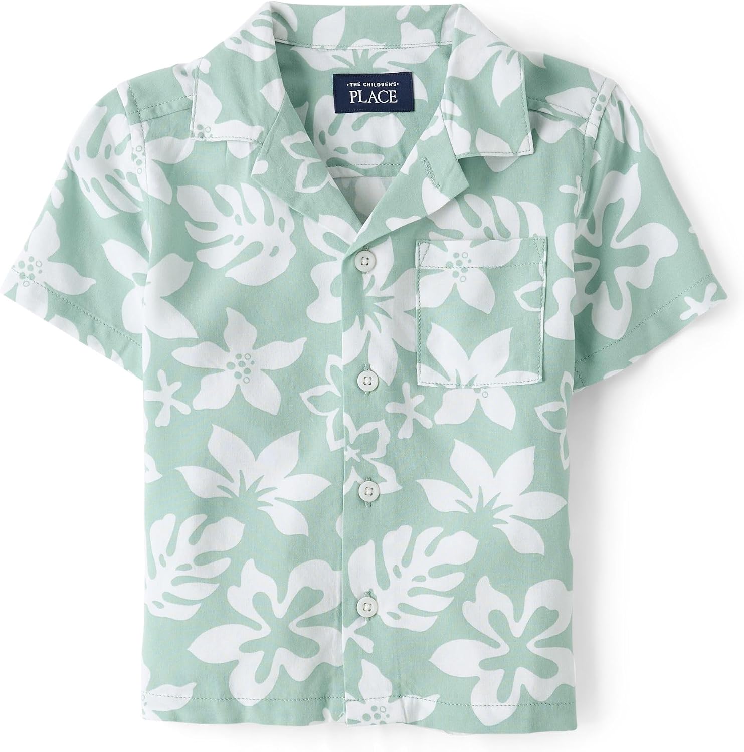 Detalle de The Children's Place Baby Button-Down Shirt in Rayon