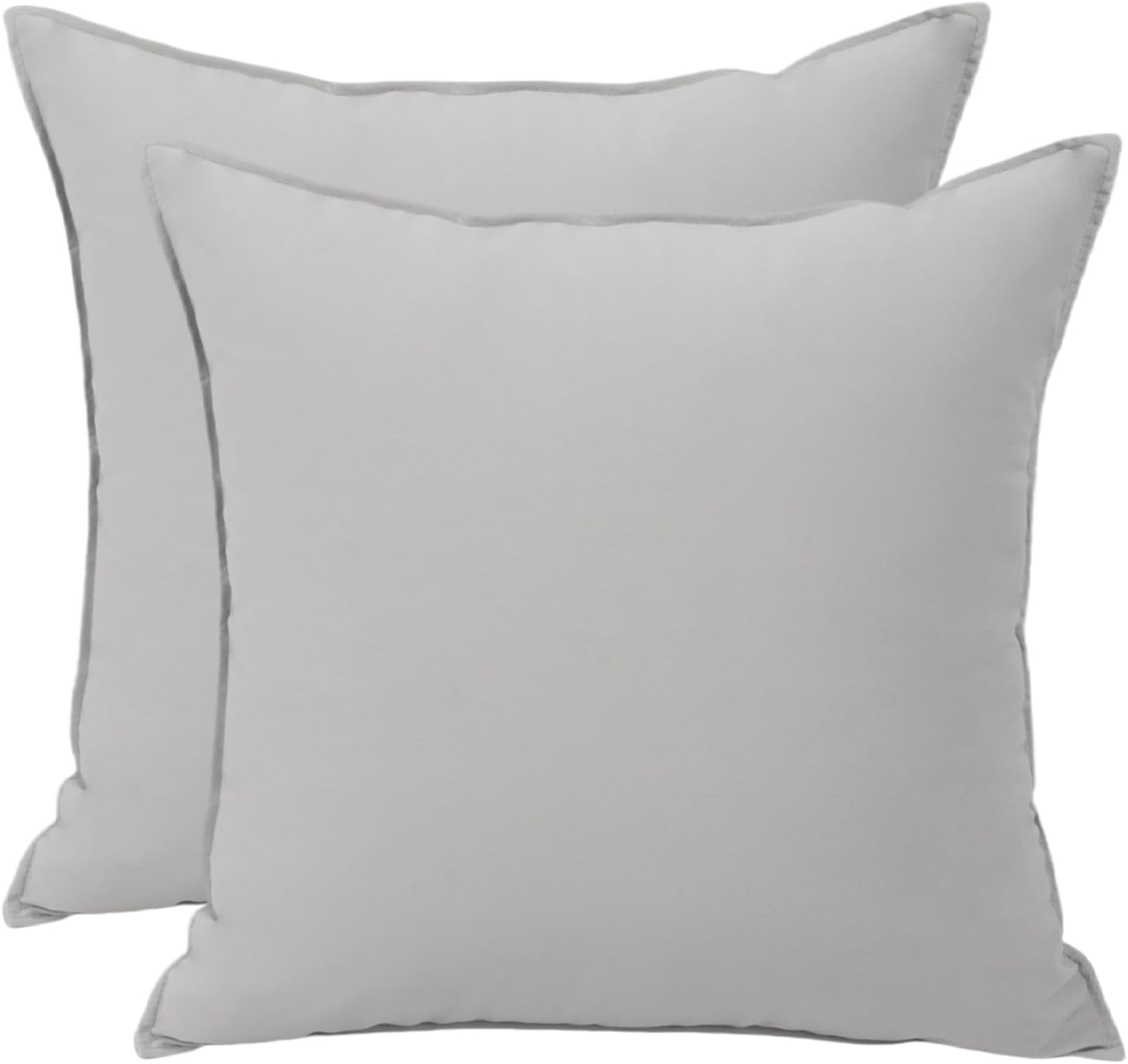 Thumbnail 1 de Betadistor Velvet Cushion Covers 45cm x 45cm (2 Pack) – Square Throw Pillow Cases for Sofa & Living Room Decor