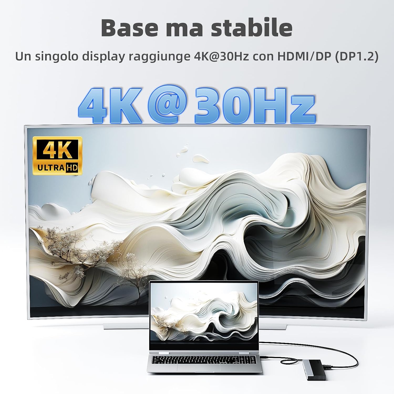 Detalle 1 de WAVLINK Docking station USB-C 12 in 1 Grigio